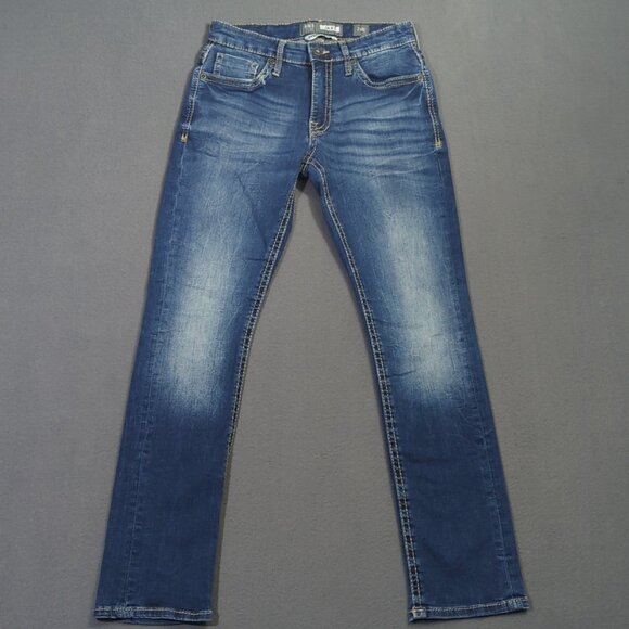BKE Jeans Men's 29R Fits 28x31 Blue Jake Straight Leg Denim - Picture 1 of 11